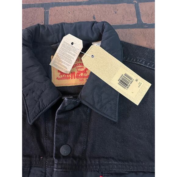 Levi's Black on Black Jacket ~New with Tags XXL~ - Picture 2 of 7